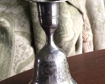 Bohemian Candlestick/Bell Tabletop Decor