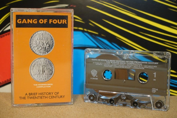 A Brief History Of The Twentieth Century by Gang Of Four Vintage Cassette Tape