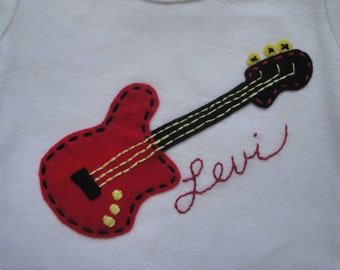 Bass Baby, Guitar Baby, Musician Infant One Piece