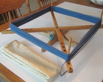 Yarn Swift with COUNTER, Tabletop Amish Style Wooden Yarn Swift, Handmade, Skein Winder, yarn winder, Compact, Portable, With cloth bag