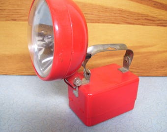 Vintage Delta red flashlight lantern
