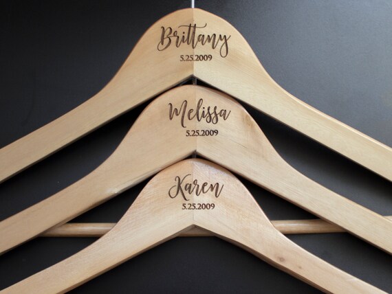 Customized Bridesmaid  Dress  Hanger  Wedding  Dress  Hanger 