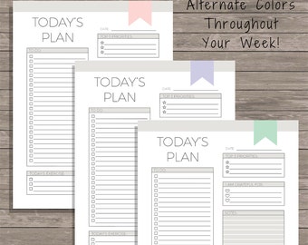 plan daily schedule