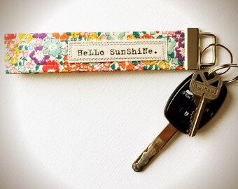 Liberty of London Words Matter Key Fob