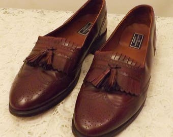 Vintage Bostonian Men's Tassel Loafers Size 11 . 5
