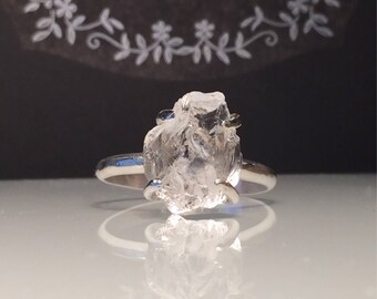 Organic diamond ring | Etsy