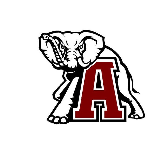 Alabama Football Roll Tide Decal Car decal Vinyl Decal NCAA