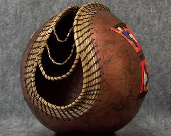 Fine Gourd Art - Spiders Web