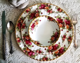 Royal Albert Old Country Roses Bone China- Dishes, Cups & Saucers, Sandwich Tray, Sugar Bowl, Berry Bowls + More- Gorgeous