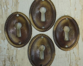 Key Hole Covers Escutcheon Vintage Decorative