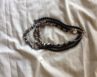 Glass and shell necklace