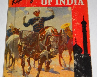 1939 Kipling's Stories of India by Rudyard Kipling Vintage hardcover book