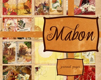 Junk Journal Printable pages: MABON