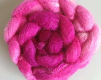 Hand-dyed combed tops roving for spinning 100g