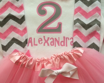 Toddler Girl Birthday Outfit- 2nd birthday birthday outfit - 3rd birthday outfit - 4th birthday outfit -5th birthday outfit- photo prop
