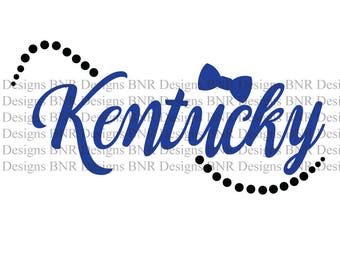 Kentucky SVG, University of Kentucky, DXF File, Cricut File, Cameo File, Silhouette File, Cuttable File