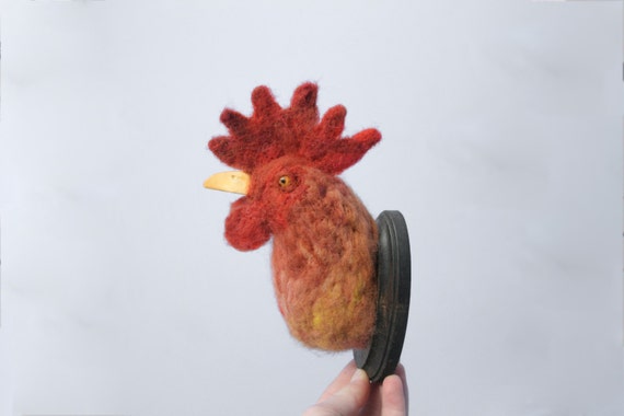Faux Taxidermy Red Junglefowl (Gallus gallus)