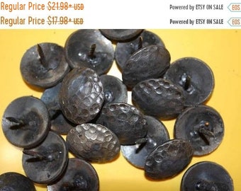 14 % OFF 1 inch Clavos, Round Hammered Head Clavos, Large Clavos, Decorative Nails, Rustic Restoration Nails, Barn Door, Free Shipping, CL-1