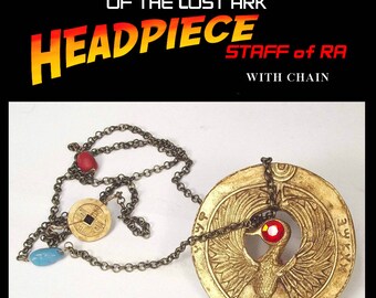 Indiana Jones Prop Staff of Ra with Chain