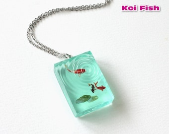 Koi Fish Necklace / Goldfish Necklace