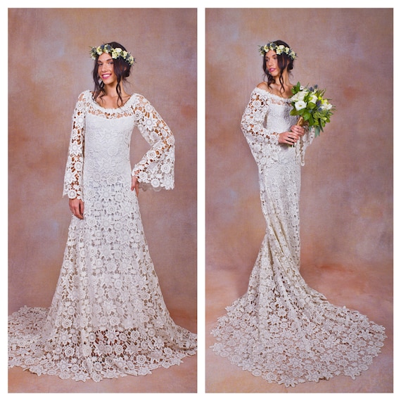 70S Style Wedding Dresses 2