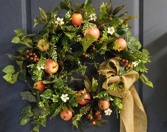 Front Door Wreath , Summer Wreath , Front Door Wreath , Spring Door Wreath , Summer Door Wreath , Wreath For Spring , Wreaths