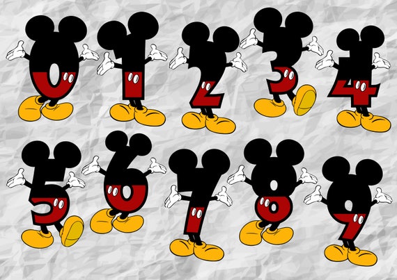 Free Free 81 Disney Numbers Svg SVG PNG EPS DXF File