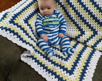 Granny Square Baby Blanket