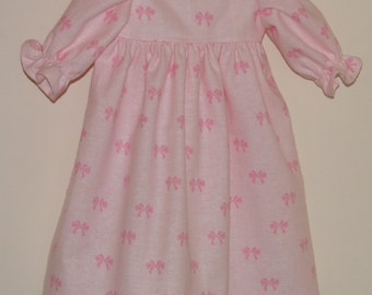18 Inch Doll Gown, Gown for Dolls, Doll Clothes, Doll Clothing, Pink Gown for 18" Dolls