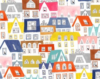 Pre-order: Paint the Town in Multi by Striped Pear Studio (Kirsten Sevig) from the Paint the Town collection for Windham #50364-X