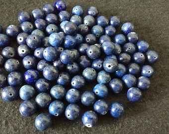 Vintage Lapis Lazuli 8mm Rounds