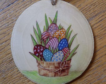 Easter, EASTER wooden decoration, wood, Easter ornament, easter decoration, decoration, handmade