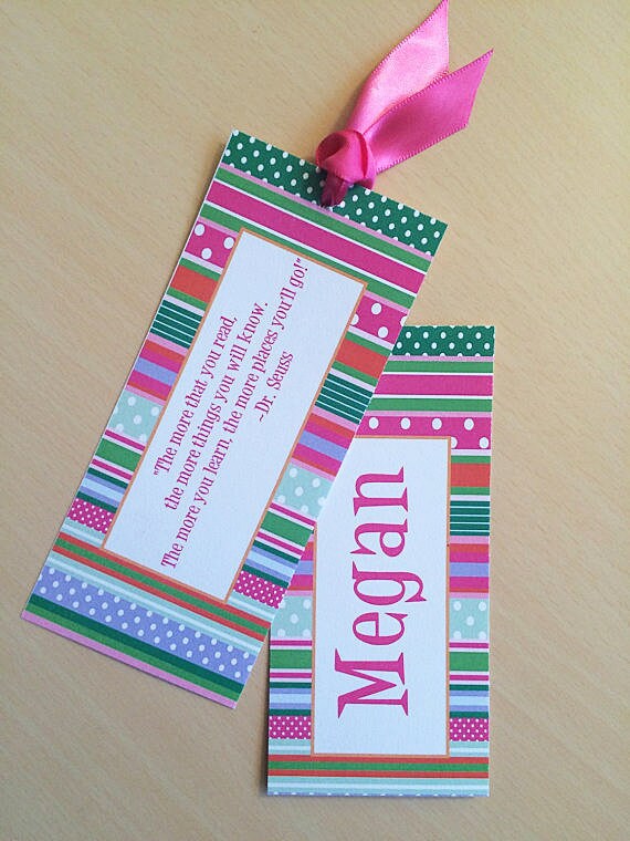 Personalised Bookmarks For Kids