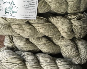 Mountain Mohair - Knitting Yarn wool yarn Worsted Weight yarn Knitting Wool yarn Worsted Weight Wool And Yarn