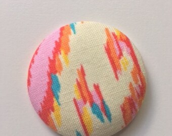 Cute gift for her fridge refrigerator fabric button magnet for co worker office gift
