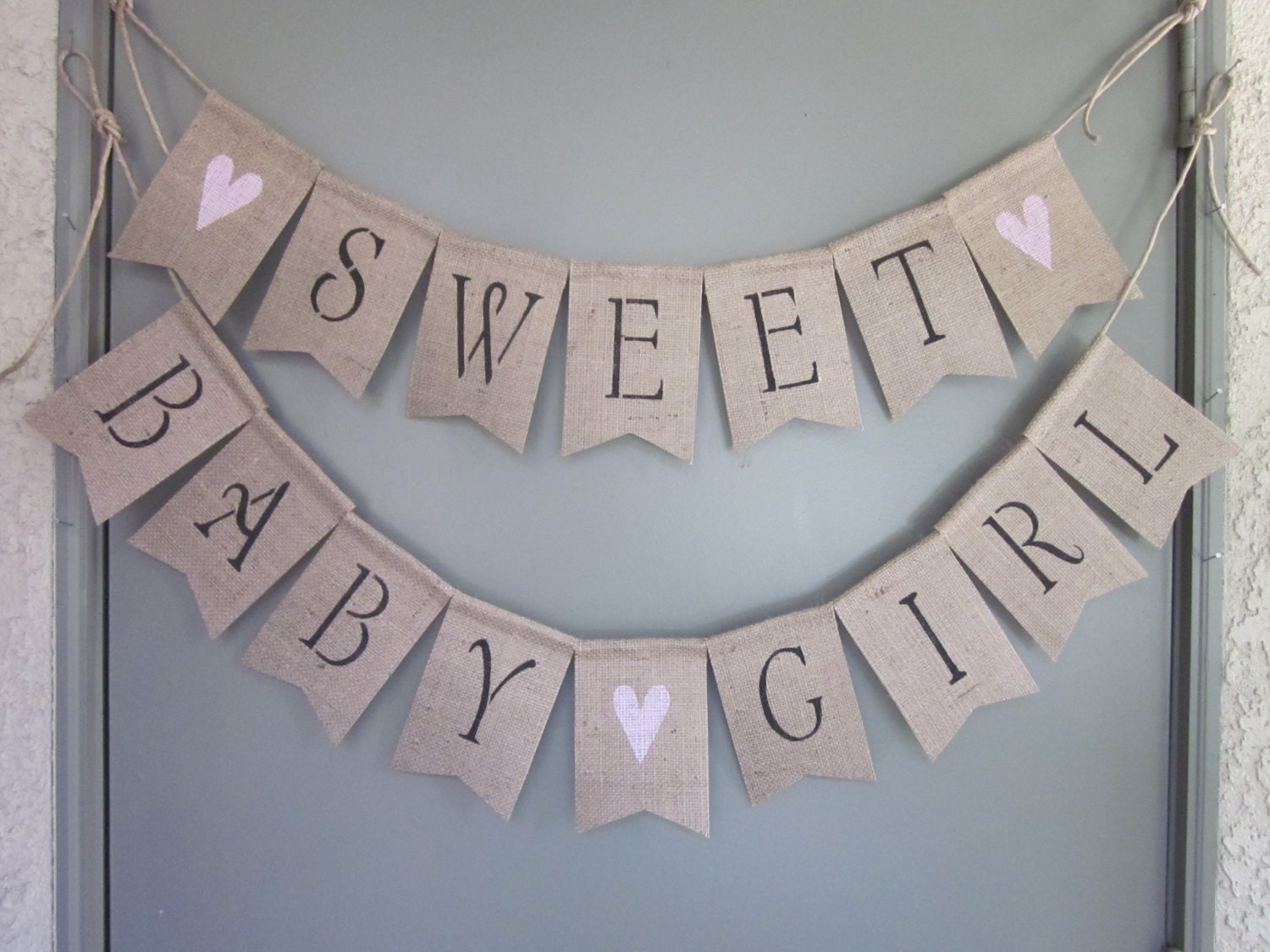 Baby Girl Shower Banner Sweet Baby Girl Banner Girl Shower