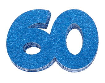 60th Birthday Confetti, 60th Anniversary Confetti, Sixtieth Birthday Party Decor, 60th Birthday Decor, 60th Birthday Favor, 60th Milestone