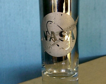 Vintage 1978-80 NASA Kennedy Space Center Souvenir Shot Glass