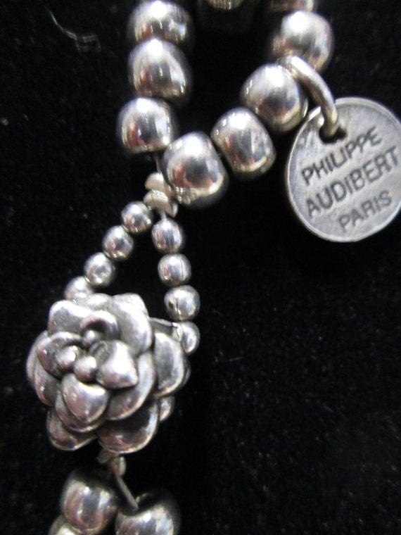Philippe Audibert Paris necklace vintage necklace silver