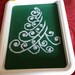 Framed White Christmas Tree