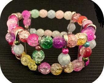 What Does It Take Safety Pin Stretch Bracelet