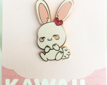 Kawaii Bunny Hard Enamel Pins