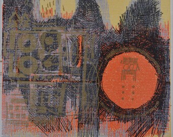 Yoong Bae Korean Serigraph Print