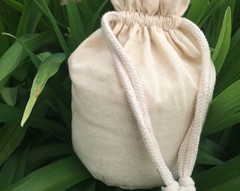 Plain Muslin Reticule - Ready for Decoration! Great For Civil War, Victorian, and so much more!
