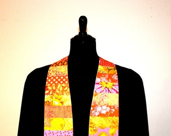 Clergy Stole, Joyful Golden #208, Pastor Stole, Minister Stole, 54" Length, Pastor Gift, Vestments, Church