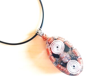 COLLANA IN ORGONITE "STABILITÀ DEL CRISTALLO DI ROCCA". - Tempio Zen - Foto 7