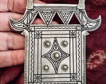 Old SILVER Berber Pendant from S Morroco