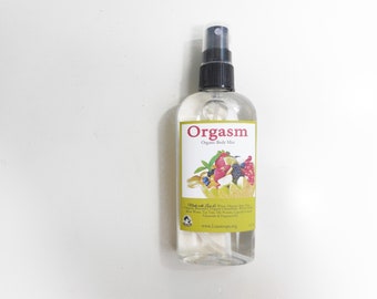 Orgasm Body Splash - Melons, Citrus and Berries - Body Mist, Shimmering Body Spray - Spray Mist - Perfumed Spray - 4.7 oz Spray