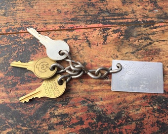 Vintage Keys, Set of Vintage Keys, Adoption Records Keys