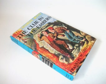 Hardy Boys Hollow Book Safe Clue in the Embers Hollowed out Book Secret Stash Compartment Keepsake box